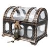 BESPORTBLE Pirate Treasure Chest for Kids - Plastic Treasure Box with Lock and Key, for Christmas Stuffers, Halloween Treat Bags, Birthday Goodie Bags & Classroom Reward, for Kids 3-12 view 1