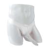 JEsilunmaMY Elephant Nose Bikini Briefs for Men Low Rise Mesh Sheer Long Pouch Underwear See Through Breathable Thong Panties (White,Large) view 3