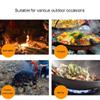 DUTIL Wood Stove,Stainless Steel Camping Backpacking Stove,Bonfire Fire Pit, Outdoor Wood Burning Firepit, with Portable Carry Bag, for Camping, Cooking, Heating view 3