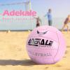 adekale Volleyball Outdoor Volleyball Ball, Pink Volleyballs for Girls Women, Soft Volleyball Official Size for Beach Pool Playing, Ideal Gift Volleyball view 2