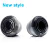 VNAKER PU Rubber Roller Skate Toe Stoppers 1 Pair Black and White view 3