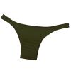 JEsilunmaMY See Through Underwear for Men Ice Silk Low Rise Pouch Mini Bikini Briefs Solid Comfortable Underpants Swimwear (Green2,One Size) view 2