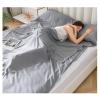 Sleeping Bag Liners Ultralight Adult Sleeping Bag, Portable Camping Trip Hotel Sheets, Comfortable Tencel Sleeping Bag Liner, Pillowcase/Sheet/Quilt Cover All-in-one Bedding view 1