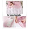 Sleeping Bag Liners Ultralight Tencel Sleeping Bag, Portable Adult Sleeping Bag, Single Double Clean Sleeping Bag Liner, for Outdoor Camping Travel Hotel Bedding view 2
