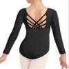 WYHDY Girls Ballet Dance Leotard Butterfly Crisscross Straps Long Sleeve Tank Leotards(7018-06-XL) view 1