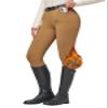 Willit Women's Fleece Riding Breeches Winter Horse Riding Pants Tights Equestrian Thermal Schooling Tights Coffee XL view 1