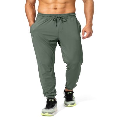G Gradual Men's Sweatpants with Zipper Pockets Athletic Pants Traning Track Pants Joggers for Men Soccer, Running, Workout(Sage Green,S)