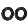 VGEBY Weighting Ring, 2pcs Bat Weight Round Glossy Trainning Swing Weight Donut for Warm Up Baseball Accessories (Black) Accessories Rings Swing Donut view 4