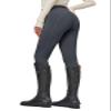 Willit Women's Fleece Riding Breeches Winter Horse Riding Pants Tights Equestrian Thermal Schooling Tights Deep Gray XL view 2