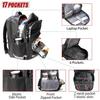 Gatycallaty First Aid Backpack Emt First Responder Bag Ems Emergency Home Health Hiking Trauma Travel Camping (Black1, Large) view 4