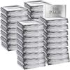 Macarrie 200 Pieces Emergency Blanket Bulk - Survival Thermal Silver Foil Reflective Blankets Set Pack for Outdoors Shelter Space, Camping, Hiking, First Aid Supplies, Homeless Donations view 1