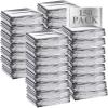 Macarrie 150 Pieces Emergency Blanket Bulk - Survival Thermal Silver Foil Reflective Blankets Set Pack for Outdoors Shelter Space, Camping, Hiking, First Aid Supplies, Homeless Donations view 1