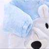 Baby Boys' Snow Wear Clothes Winter Coats Cute Newborn Infant Jumpsuit Snowsuit Bodysuits (Light Blue, 0-3 Months) view 4