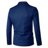 Men's Slim Fit Lightweight Suit Jacket One Button Lapel Slim Fit Business Blazer Casual Wedding Party Sport Coat (Blue,Medium) view 2