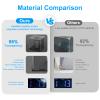 Mini Helmet Display Case,Self-Assembly Clear Acrylic Football Mini Helmet Display Box Protection Holder Dustproof Sports Collectibles Storage Showcase view 3