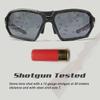 HTS HUNTERSKY Q37 Polarized Safety Sunglasses with Headband for Men Anti Fog ANSI Z87.1+ Protective Eyewear Foam Padded Motorcycle Riding Hunting Shooting Airsoft ATV Dustproof Windproof view 2