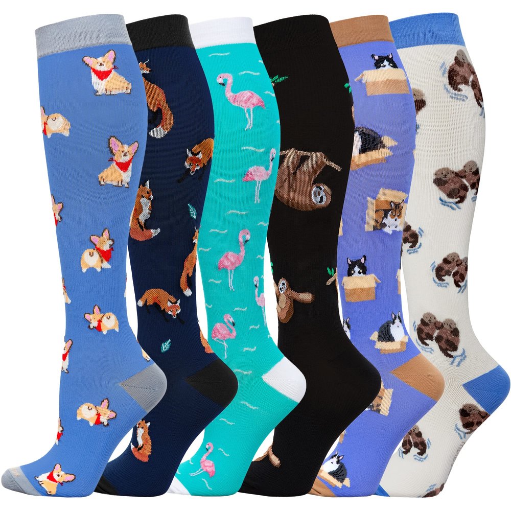 Compression Socks Women and Men, 20-30mmHg, Best for Nurses, Travel, Pregnancy