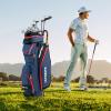 Tangkula 11" Golf Cart Bag, Lightweight Golf Cart Bag with 14 Way Dividers Top Organizer, 8 Pockets, Rain Hood, Shoulder Strap, Beverage Cooler Bag, Golf Clubs Cart Bag for Men & Women view 2