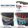 HTS HUNTERSKY Q37 anti fog polarized Tactical hunting Shooting sunglasses Military Grade Ballistic Impact Protection eye pro, Golf Motorcycle riding running driving Range outdoors view 4