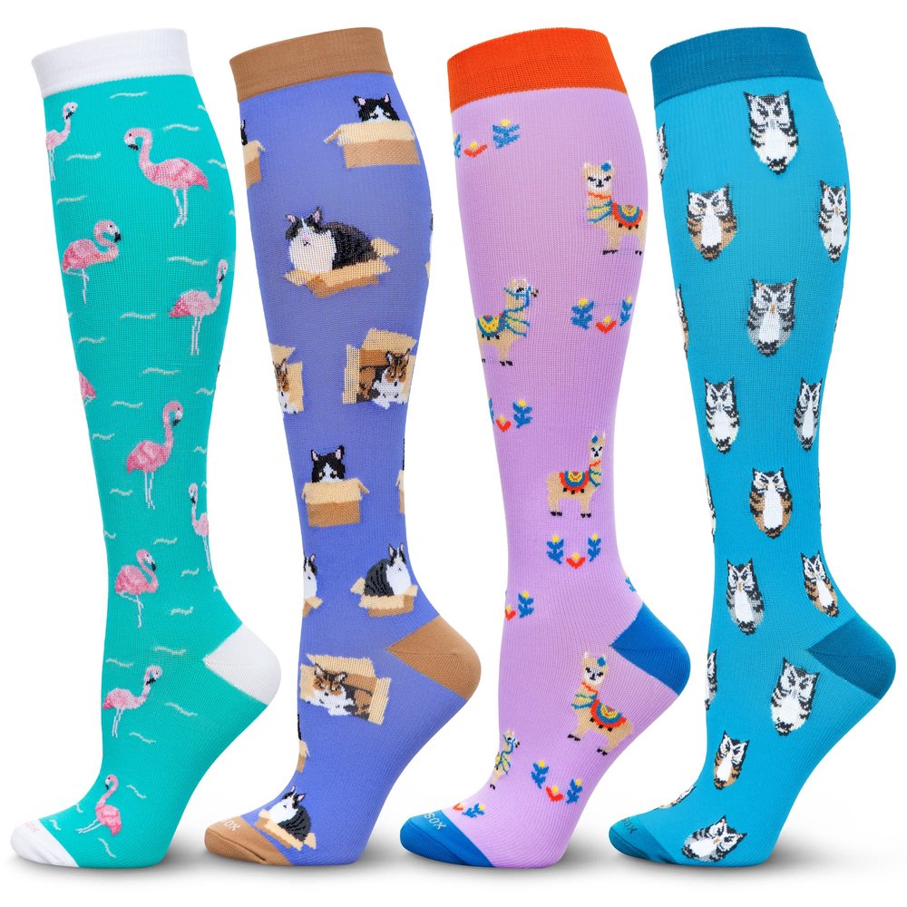 Compression Socks Women and Men, 20-30mmHg, Best for Nurses, Travel, Pregnancy