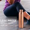 NORMAN JR, Hammered Copper Water Bottle 1L Extra Large - an Ayurvedic Pure Premium Copper Vessel- Drink More Water, Lower Sugar Intake and Enjoy The Health Benefits Immediately - Gift Pack of 48 view 3