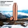 NORMAN JR, Hammered Copper Water Bottle 1L Extra Large - an Ayurvedic Pure Premium Copper Vessel- Drink More Water, Lower Sugar Intake and Enjoy The Health Benefits Immediately - Gift Pack of 48 view 4