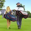 Tangkula 11" Golf Cart Bag, Lightweight Golf Cart Bag with 14 Way Dividers Top Organizer, 8 Pockets, Rain Hood, Shoulder Strap, Beverage Cooler Bag, Golf Clubs Cart Bag for Men & Women view 3