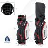 Tangkula 11" Golf Cart Bag, Lightweight Golf Cart Bag with 14 Way Dividers Top Organizer, 8 Pockets, Rain Hood, Shoulder Strap, Beverage Cooler Bag, Golf Clubs Cart Bag for Men & Women view 4