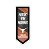 Team Sports America Evergreen NCAA University of Texas | Ultra-Thin LED Light Wall Sign Decor | Large Pennant Banner | 9 x 23 Inches | Made in the USA view 2