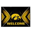VictoryStore Doormats: Iowa Hawkeyes Doormat 24x36 Inches, Welcome Floor mat Go Hawks, Officially Licensed University of Iowa Doormat view 1