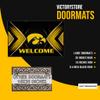 VictoryStore Doormats: Iowa Hawkeyes Doormat 24x36 Inches, Welcome Floor mat Go Hawks, Officially Licensed University of Iowa Doormat view 3