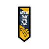 Team Sports America Evergreen NCAA West Virginia University | Ultra-Thin LED Light Wall Sign Decor | Large Pennant Banner | 9 x 23 Inches | Made in the USA view 1