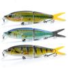 17cm 51.5g Jointed Swimbait for Bass Fishing Hard Body Soft Tail Wake Bait Glide Fishing Lures Minnows (Color : CC90-03) view 2