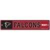 WinCraft Atlanta Falcons 3.75" x 19" Team Street Sign view 1