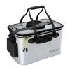 WHCDSTGJ Transparent Lid Fishing Bucket, Portable Foldable Fishing Bucket, Bait Bucket, Fish Bucket, Live Bait Storage. (8 gallons) view 1