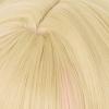 TO KU TOO YUO Anime Cosplay Wig Golden Gradient Pink Long Double Ponytail Curly Hair Wig Halloween Party Fiber Synthetic Wigs + Wig Cap view 4