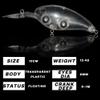 10pcs/lot Unpainted Crankbait Wobblers 10cm 13.4g Floating Hard Baits Blanks Fishing Lures DIY Tackle (Color : JM115 10PCS Blank) view 3