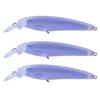 10pcs/lot Unpainted Minnow Lure Jerkbait 12cm 14g Floating Inner Flash Blank Minnow Bait Fishing Tackle for DIY (Color : JM112 10pcs BLANKS) view 2