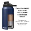 CamelBak Chute Mag 25oz Vacuum Insulated Stainless Steel Water Bottle, Navy view 3