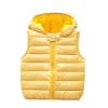 Children Kids Toddler Infant Baby Boys Girls Sleeveless Winter Solid Coats Ears Hooded Boys Jacket (Yellow, 4-5 Years) view 1