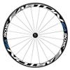 Scakbyer Reflective Stickers for Bike Wheel, 8PCS Safety Night Riding Bicycle Reflector Tape Decal Set - White + Blue view 3