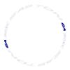 Scakbyer Reflective Stickers for Bike Wheel, 8PCS Safety Night Riding Bicycle Reflector Tape Decal Set - White + Blue view 4