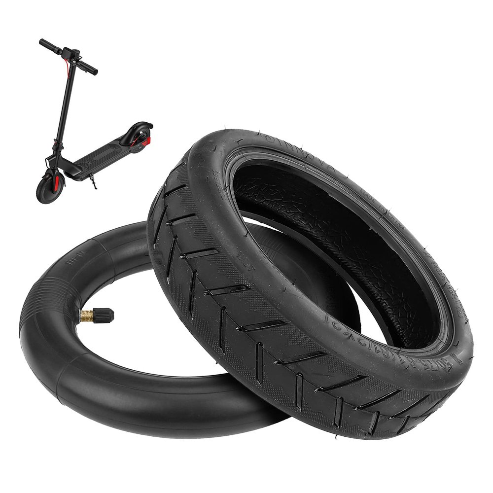 8.5 Inch Scooter Replacement Tire & Inner Tubes, 50/75-6.1 Compatible for M365/Pro/1S, 8 1/2X2 Electric Scooter Tires Rubber Vibration Dampers Tyre & Air Inner Tube Set