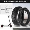 8.5 Inch Scooter Replacement Tire & Inner Tubes, 50/75-6.1 Compatible for M365/Pro/1S, 8 1/2X2 Electric Scooter Tires Rubber Vibration Dampers Tyre & Air Inner Tube Set view 4