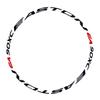 Scakbyer Reflective Stickers for Bike Wheel, 8PCS Safety Night Riding Bicycle Reflector Tape Decal Set - Black + Red view 4