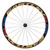 Scakbyer Reflective Stickers for Bike Wheel, 8PCS Safety Night Riding Bicycle Reflector Tape Decal Set - Yellow + Blue + Red view 3