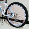 Scakbyer Reflective Stickers for Bike Wheel, 8PCS Safety Night Riding Bicycle Reflector Tape Decal Set - Blue + Red view 2
