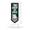 Team Sports America Evergreen NCAA Michigan State University | Ultra-Thin LED Light Wall Sign Decor | Large Pennant Banner | 9 x 23 Inches | Made in the USA view 2