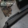 Monstrum Picatinny Rail Mount for Remington 700 Rifles with Integrated Level Bubble | Short Action | 0 MOA view 2