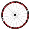 Scakbyer Reflective Stickers for Bike Wheel, 8PCS Safety Night Riding Bicycle Reflector Tape Decal Set - Red + White view 3